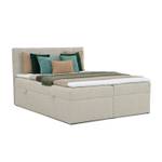 Boxspringbett Moody Beige - Breite: 140 cm