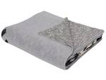 Couverture MATTA Noir - Gris - Blanc - Fibres naturelles - 130 x 1 x 170 cm