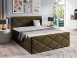 Boxspringbett Herkules Khaki - Breite: 164 cm