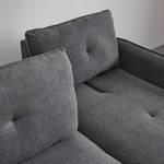 Ecksofa LEVI Grau - Metall - Textil - 267 x 88 x 186 cm