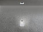 LED Pendelleuchte Klarglas rund Ø15cm Silber - Durchscheinend - Durchmesser Lampenschirm: 15 cm