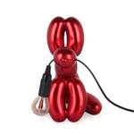 Lampe Sitzende Ballonhund Rot - 27 x 29 x 18 cm