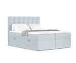 Boxspringbett Sansa Hellblau - Breite: 180 cm