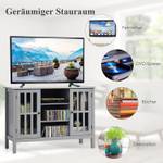 3-stufiger TV Schrank 109cm Grau - Holzwerkstoff - 40 x 77 x 109 cm