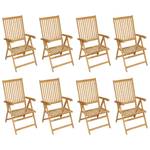 Garten-Essgruppe (9-teilig)  3059566 Braun - Massivholz - Holzart/Dekor - 90 x 75 x 180 cm