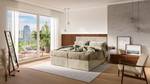 Boxspringbett LOME Beige - Breite: 180 cm - H4