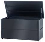 Auflagenbox Abilene Schwarz - Metall - 165 x 69 x 85 cm