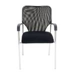 Chaise Tucson  (lot de 2) Noir - Métal - Textile - 55 x 83 x 60 cm