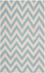 Teppich Nelli I Beige - Blau - 150 x 90 cm