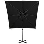 Parasol en porte-à-faux 3006336 Noir - Métal - Textile - 250 x 254 x 250 cm