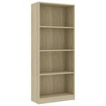 Bücherregal 3016500-4 Eiche Sonoma Dekor - 60 x 142 cm