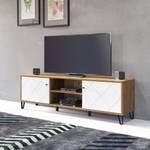 TV Möbel Touch Braun - Holz teilmassiv - 183 x 55 x 40 cm