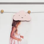 Bilderrahmen mit Wolken, 42 x 22 cm Pink - Holzwerkstoff - 4 x 23 x 42 cm