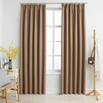 Vorhang (2er Set) 299467 Taupe - Höhe: 175 cm