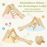 Klettergerüst mit doppelseitigen Rampe Holz