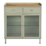 Buffet Marnie Vert - Métal - 85 x 92 x 40 cm