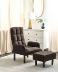 Fauteuil OLAND Marron - Marron foncé