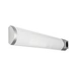 Wandlampe SOFT Silber - Kunststoff - Textil - 67 x 9 x 5 cm