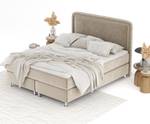 Boxspringbett Salvi Beige - Breite: 200 cm