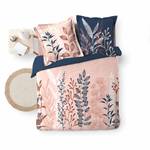 Housse de couette + 2 taies d'oreiller I Rose foncé - Textile - 220 x 1 x 240 cm