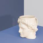 Message Mug Tasse Apollo weiß von DOIY Weiß - Keramik - 14 x 11 x 8 cm