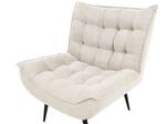 Fauteuil ALVESTA Beige - Noir - Crème