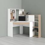 Schreibtisch Charlize Weiß - Holzwerkstoff - 102 x 142 x 139 cm