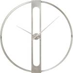 Horloge murale Clip Argenté - 60 x 60 x 10 cm