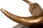Skulptur Geschmacksexplosion Gold - Kunststein - Kunststoff - 48 x 55 x 17 cm