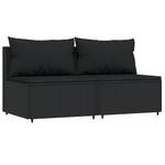 Canapé central 3029630-2 (lot de 2) Noir