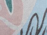 Couverture SOMANI Bleu - Vert - Rose foncé - Textile - 130 x 1 x 170 cm