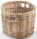 Aufbewahrungskorb SMLLKUBUROUND Grau - Rattan - 38 x 29 x 38 cm