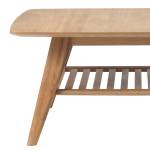 Table basse Rhoda Marron - En partie en bois massif - 110 x 45 x 70 cm