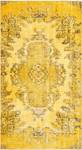 Tapis Ultra Vintage DCCLXXXIII Jaune - Textile - 124 x 1 x 226 cm