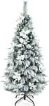 150cm Künstlicher Weihnachtsbaum Weiß - Kunststoff - 70 x 150 x 70 cm
