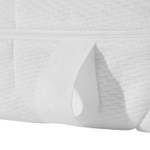 Taschenfederkernmatratze 7-ZONEN Weiß - Textil - 90 x 19 x 200 cm