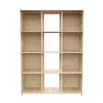 Regal Zimba Schraubloses Design Braun - Holzwerkstoff - 30 x 132 x 93 cm