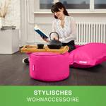 Sitzsack-Hocker Pouf "Stay" 45x25cm Magenta