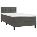 Boxspringbett 3017290-25 Dunkelgrau - 90 x 193 cm