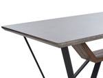 Table de salle à manger BANDURA Noir - Gris - Bois manufacturé - 90 x 74 x 180 cm