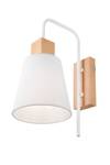 Lampe murale REILLY Marron - Bois manufacturé - 15 x 33 x 34 cm