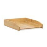 5 x Dokumentenablage Bambus stapelbar Braun - Bambus - 25 x 6 x 33 cm