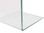 Beistelltisch LOURDES Glas - 40 x 61 x 40 cm