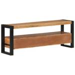 TV-Schrank D153 Eiche Schwarzbraun Dekor - Tiefe: 120 cm