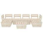 Mobilier de jardin Beige - Bois massif - Bois/Imitation - 60 x 30 x 60 cm