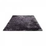 Teppich Cosy Glamour I Schwarz - Kunststoff - 80 x 1 x 150 cm