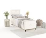 Boxspringbett Alma Creme - Breite: 100 cm - H2