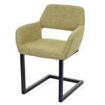 Chaise de salle à manger HWC-A50 II Vert - Textile - 58 x 80 x 55 cm