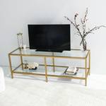 Fernsehschrank Dklaasse Gold - Glas - 40 x 45 x 130 cm