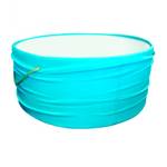 Table basse ronde turquoise, vert D80 cm Blanc - Verre - 80 x 35 x 80 cm